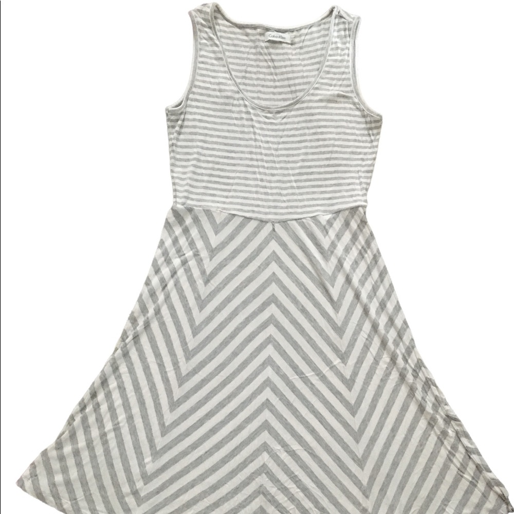 Calvin Klein sleeveless maxi dress
